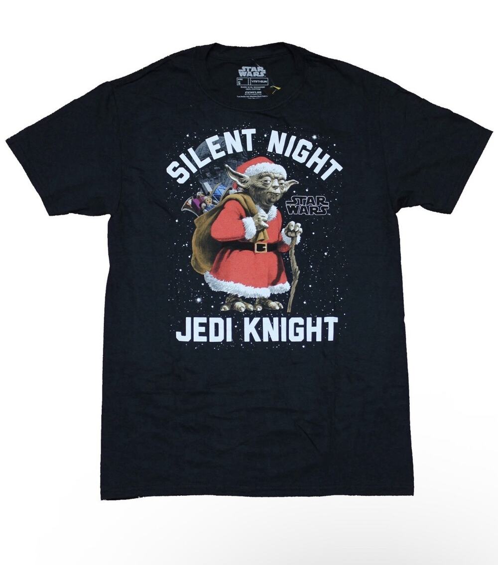 Star Wars NWT Fifth Sun Men’s T Shirt Size XL Yoga Silent Night Jedi Knight